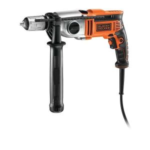 Taladro de impacto - con cable - 1100w - black+decker - con brocas - caja -