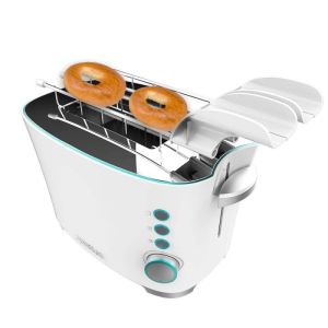 Tostadora vertical toast&taste double w, 650w, doble ranura ancha para 2 to