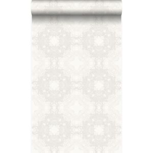 Origin wallcoverings papel pintado forma gráfica blanco - 53 cm x 10,05 m