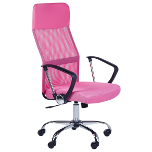 Silla de oficina rosa design