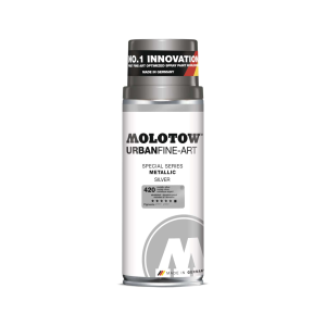 Spray urbanfine plata metalizado 400 ml