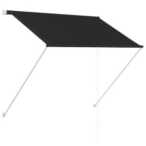 vidaXL toldo retráctil 150x150 cm gris antracita