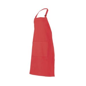 Velilla delantal peto u rojo coral