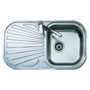 Fregadero inox teka stylo1c1eizd, 1 seno, escurrid