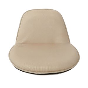 Silla de meditación fresia beige 44x52x20 cm