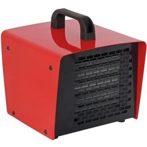 Calefactor ptc industrial - 2000 w - compacto - función aire frío - termost