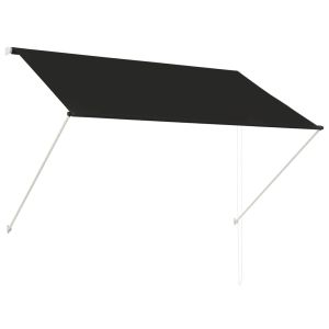 vidaXL toldo retráctil 200x150 cm gris antracita