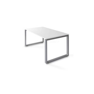 Mesa de estudio skala: diseño funcional y elegante en blanco