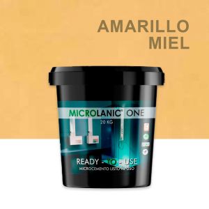 One fino 20kg 40m2 microcemento amarillo miel