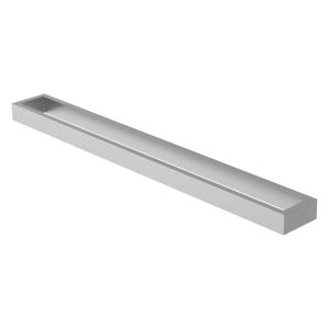 Toallero de pared sin taladrar 60cm acero plata