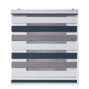 Storesdeco | estor opaco enrollabLEDe aluminio marrón, 140 x 250cm