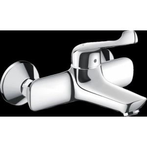 Hansgrohe novus mezclador de lavabo de pared care con mango extralargo crom