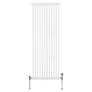 Radiador tradicional vertical de 2 columnas - 1800x562mm - blanco