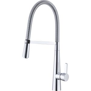 Grifo de fregadero alto con ducha extraíble dipper by eurosanit