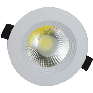 Downlight LED COB redondo empotrar, 5w 500 lm, luz fria 6000k