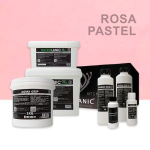 Kit microcemento sbc 5m² baños y cocinas rosa pastel