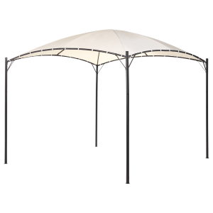 Pérgola de jardín 305 x 305 cm beige vomero