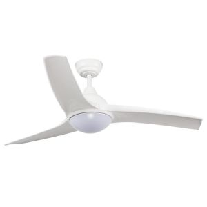 Ventilador de techo LED 24w blanco  con mando a distancia.