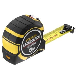 Stanley flexómetro autolock 8m x 32mm com gancho xl + gancho magnético