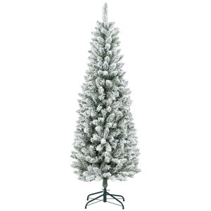 Árbol de navidad plástico, metal color verde 65x65x180 cm Homcom