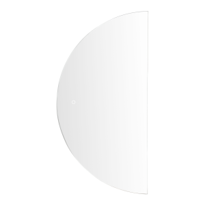 Espejo de pared LED plateado 50 x 100 cm loue