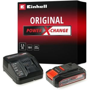 Kit de inicio power x change - einhell - 18v 2,5 ah - batería li-ion - carg