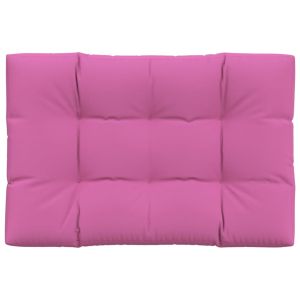 vidaXL cojín para palés tela rosa 120x80x12 cm