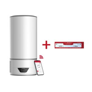 Termo eléctrico, Ariston, lydos hybrid Wi-Fi 80l+soporte de pared