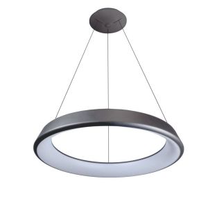 Lámpara colgante lizer LED 36w plata