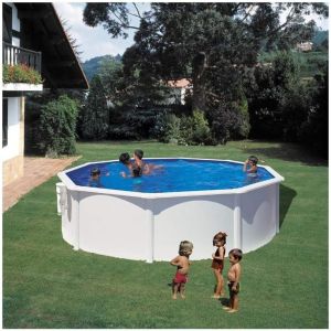 Piscina acero BLANCA Ø 300 x 120 cm