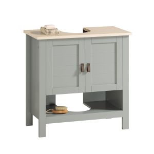 Mueble para debajo del lavabo 1 estante bzr69-ii-hg sobuy