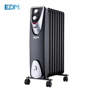 Radiador modelo "black edition" sin aceite (8 elementos) 500-1000-1500w edm