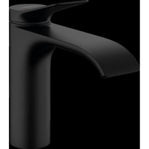 Hansgrohe mezclador de lavabo vivenis con extraíble y desagüe negro mate -