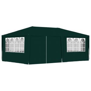 vidaXL carpa profesional para fiestas con paredes verde 90 g/m² 4x6 m