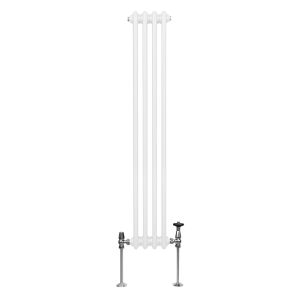 Radiador tradicional vertical de 3 columnas – 1500 x 202mm - blanco