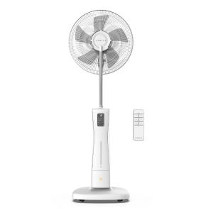 Newlux mist w500 ventilador de pie con nebulizador blanco