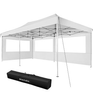 Carpa viola 3x6 m con 2 paneles laterales