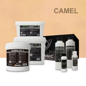 Kit microcemento sar 5m² paredes/suelos camel