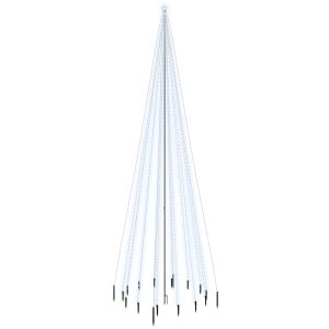 vidaXL árbol de navidad con pincho 1134 LED blanco frío 800 cm