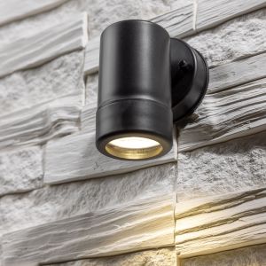 Cgc lighting Aplique de exterior, negro, GU10, foco