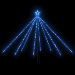 vidaXL luces de árbol de navidad interior 400 LED azul 2,5 m