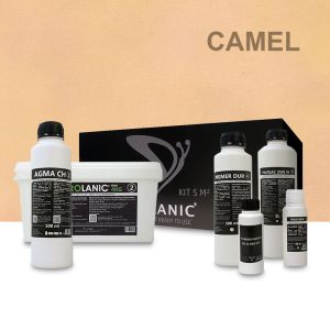 Kit microcemento sal 5m² pared/yeso/pintura camel
