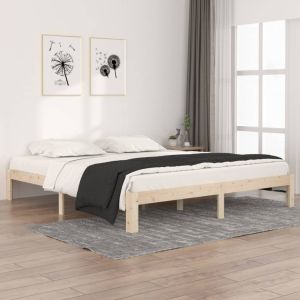 Cama 180x200 cm madera maciza