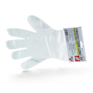 20 guantes de PVC desechables