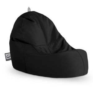 Puff lounge polipiel outdoor negro happers