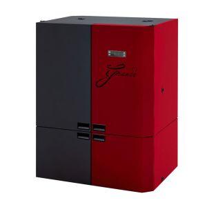 Caldera de pellets con depósito grande sannover 28 kw