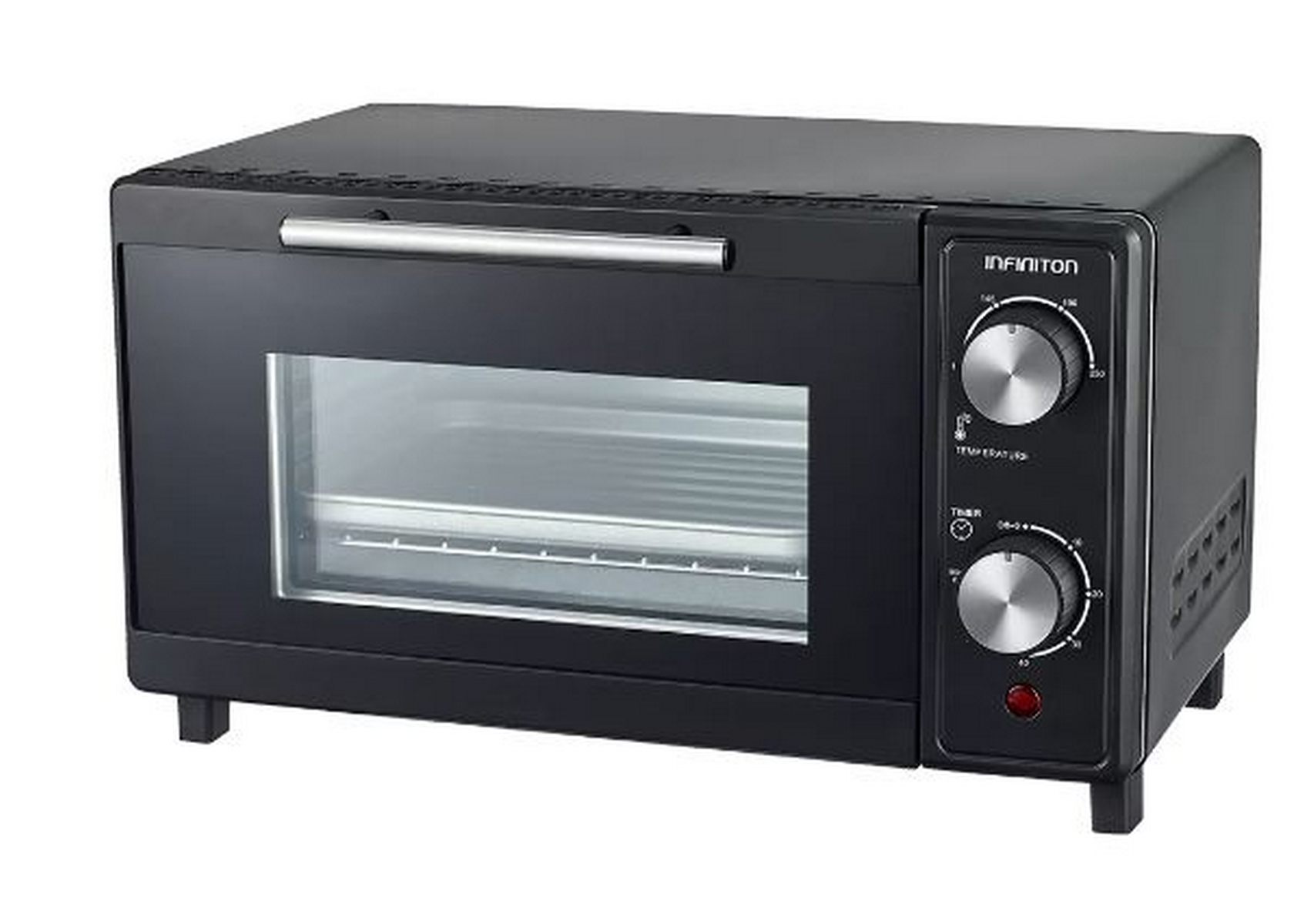 Horno sobremesa INFINITON HSM-A9N, Negro, 9L, 600W, Doble